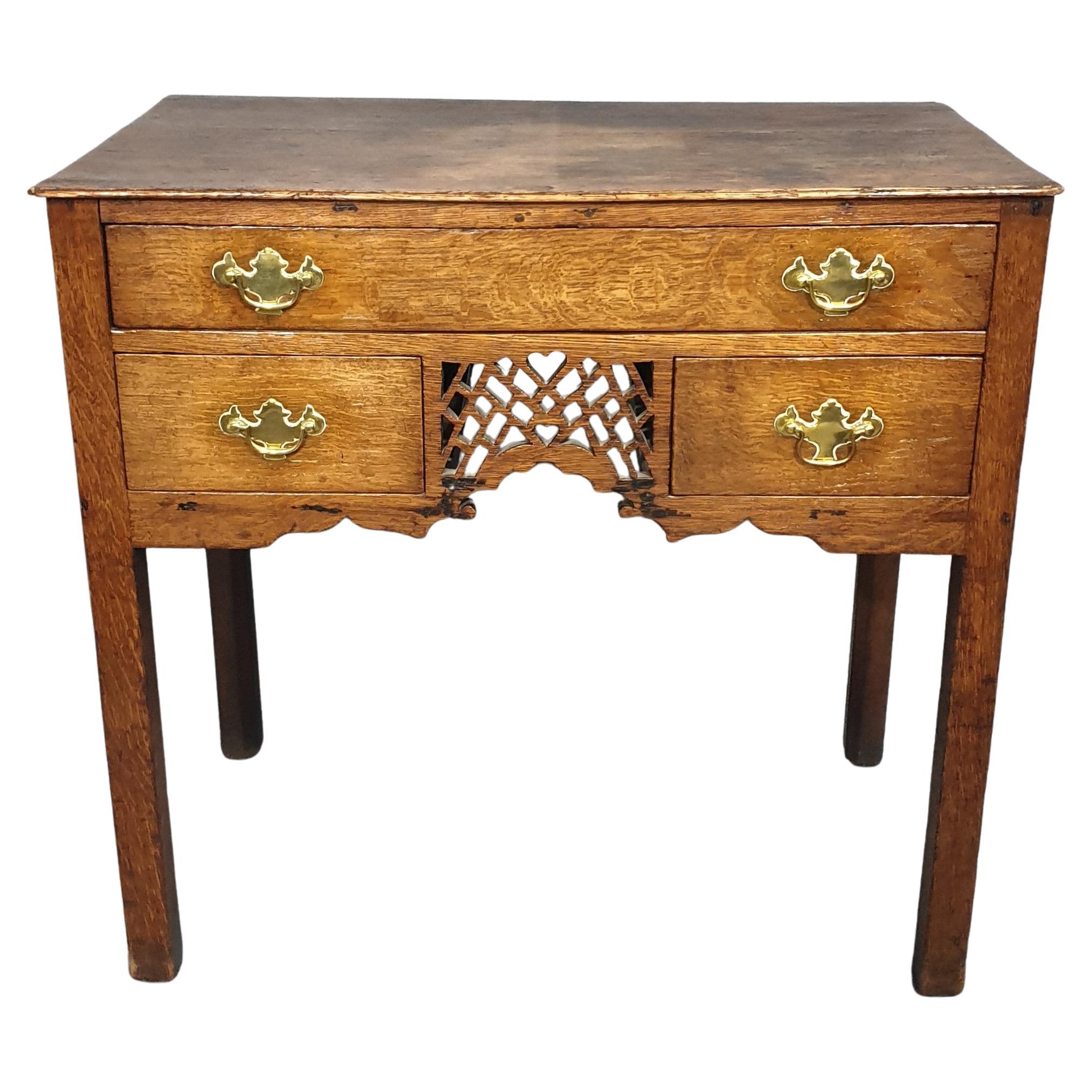 Georgian Oak Lowboy