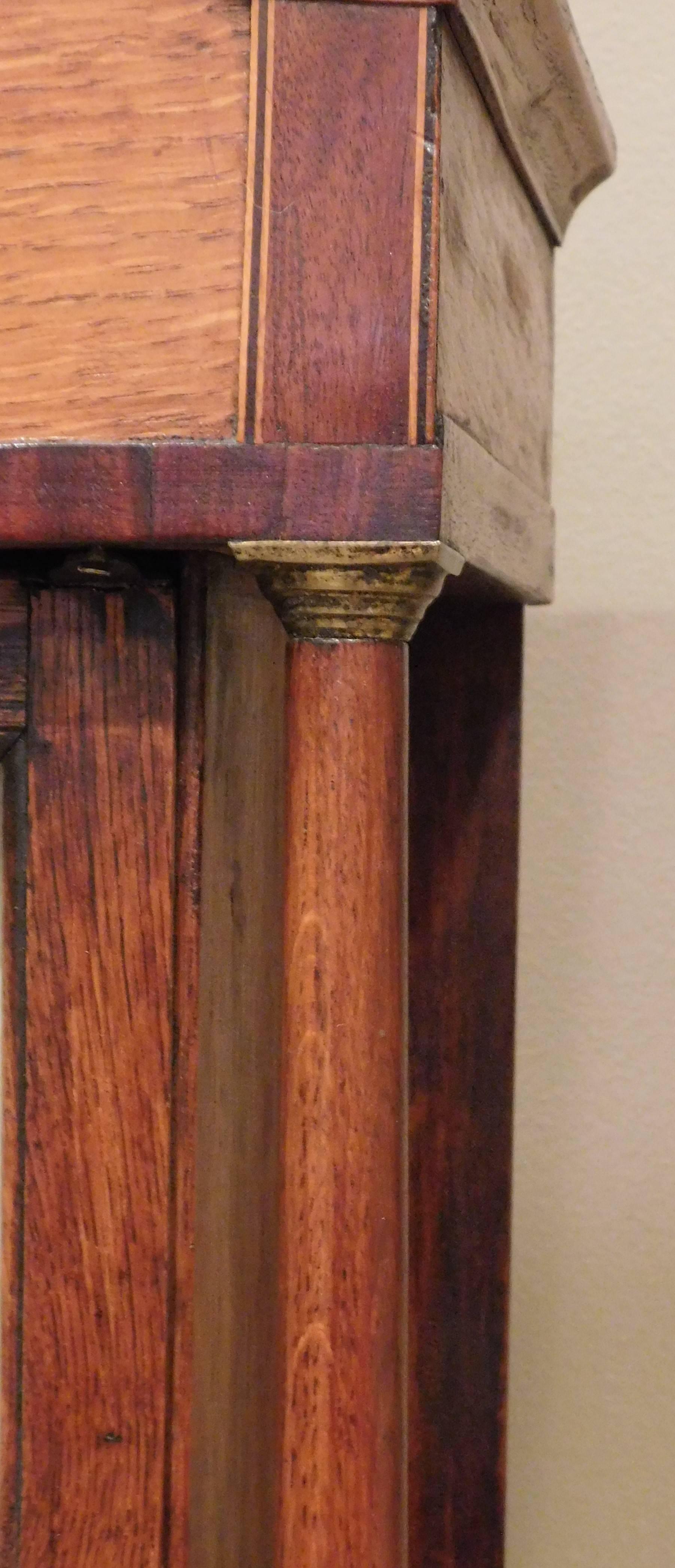 Georgian Oak Tall Case Clock by Isaac Court of Henley, England, circa 1800 For Sale 9