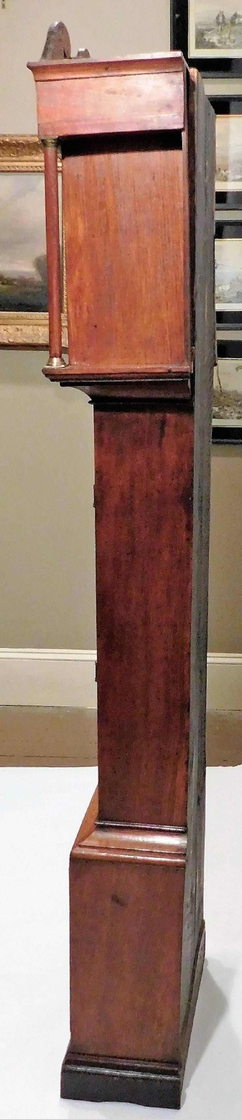 Georgian Oak Tall Case Clock by Isaac Court of Henley, England, circa 1800 For Sale 10