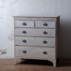 Georgian Oak Two-Part Chest of Drawers, c.1800