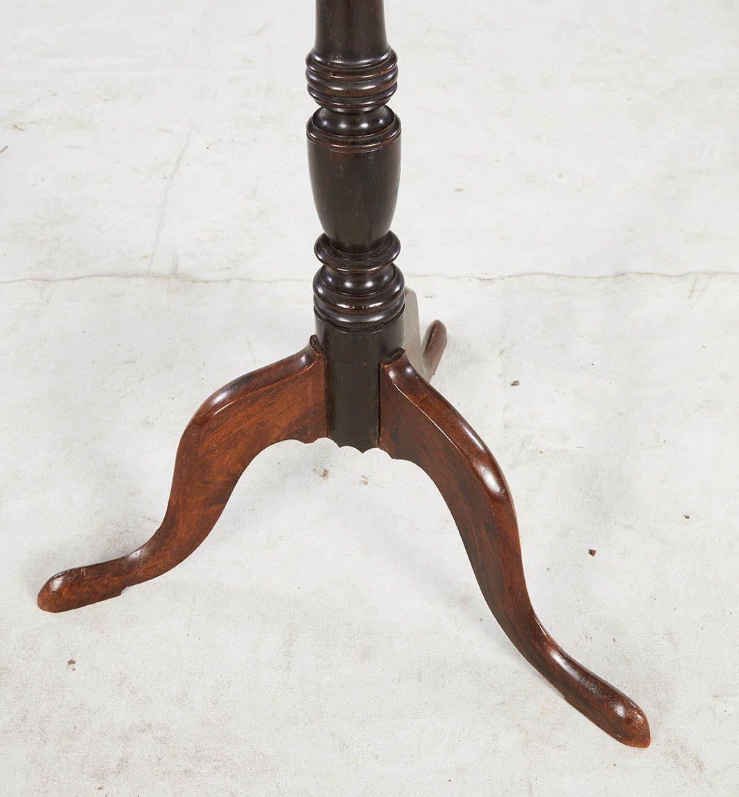 Irish Georgian Octagonal Mahogany Stand For Sale