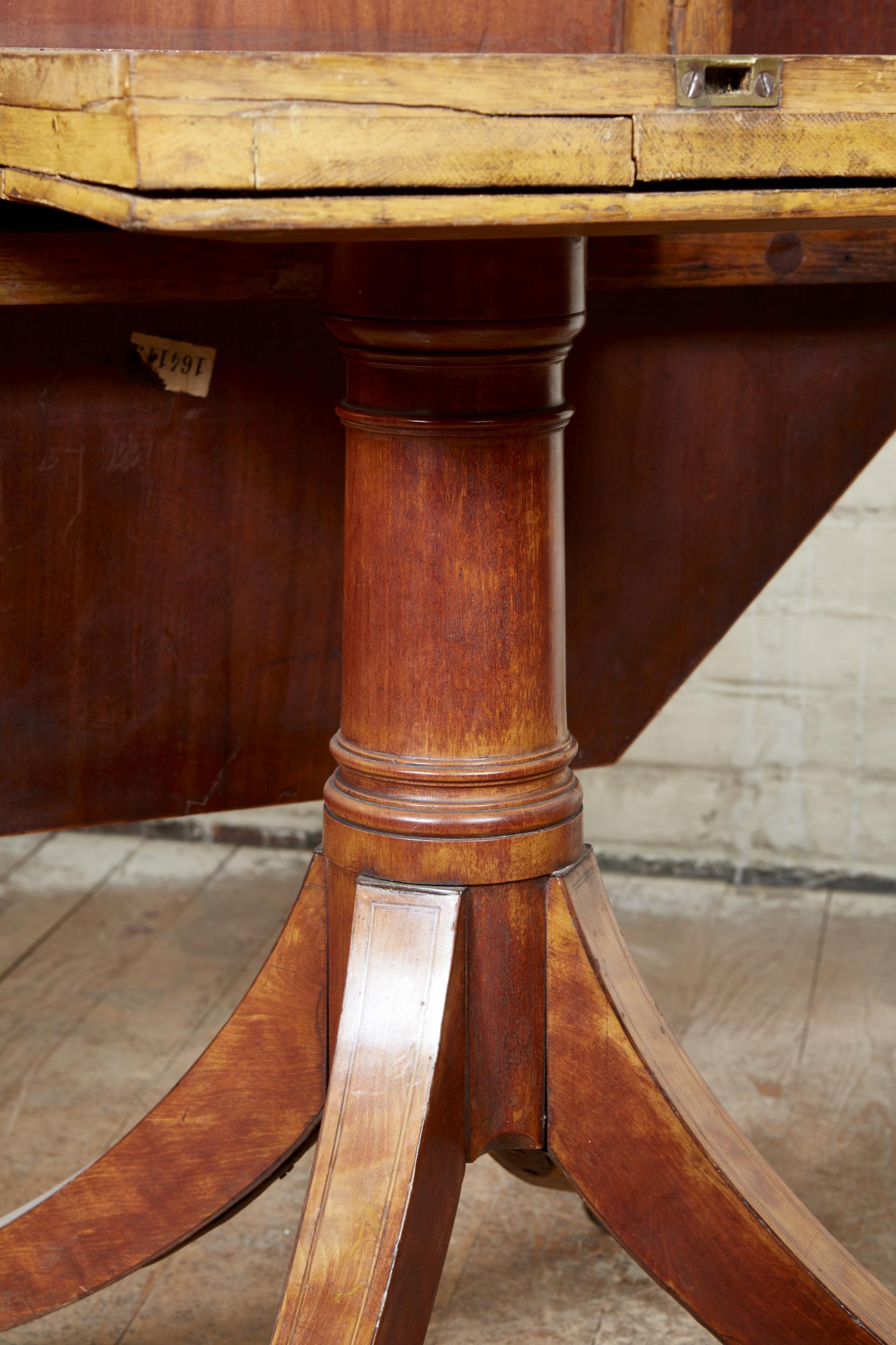 Georgian Octagonal Satinwood Center Table 5