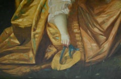 Georgianisches Ölgemälde, Damen, Kartenspiel, Porträt, Pre Raphaelit, georgianisch