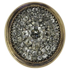 Georgian Old Cut Diamond Cluster Dress Ring