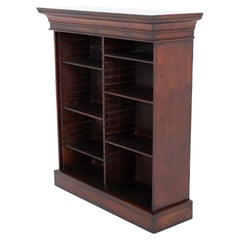 Georgian Open Bookcase Oak Openfront Period 1800