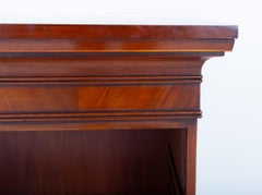 Georgian Open Front Bookcase Mahogany Period Antique 1790