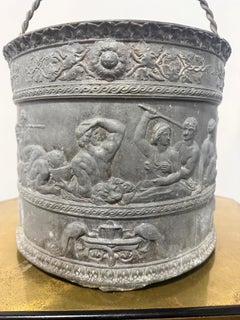 Bacchanal-Übertopf aus georgischem oder französischem Bleiguss, 19.