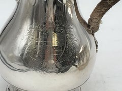 Georgian or Scottish Sterling Silver Beer Pitcher, 18th or 19th Century