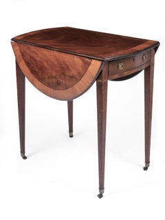 Georgian Oval Pembroke Table