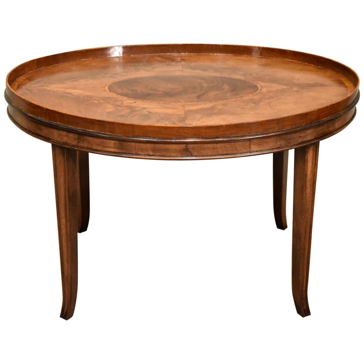 Georgian Oval Tray on Stand For Sale