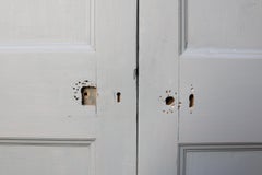 Georgian Painted Mahogany Double Doors