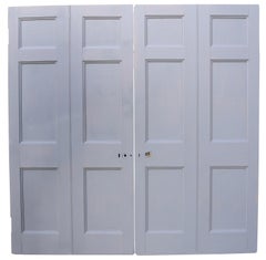 Georgian Painted Mahogany Double Doors