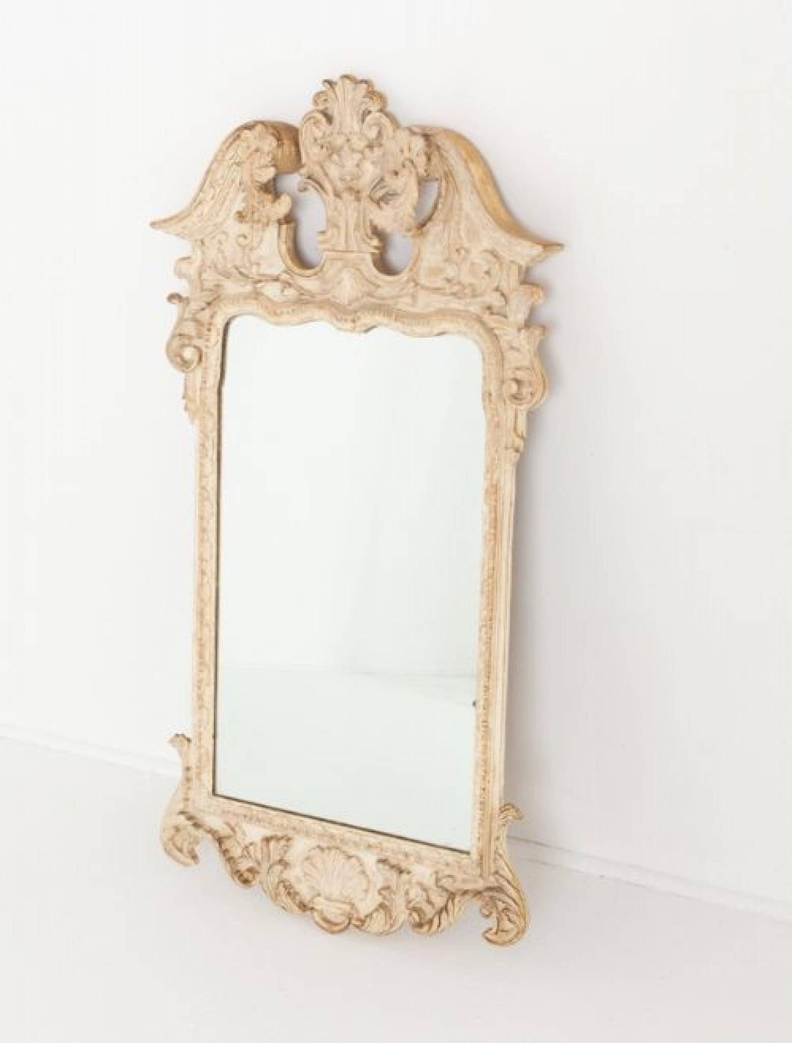 Espejo georgiano pintado Espejos de salón 1900 Vidrio en venta