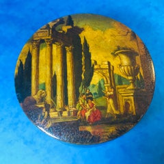 Georgian Painted Papier Mâché Table Box