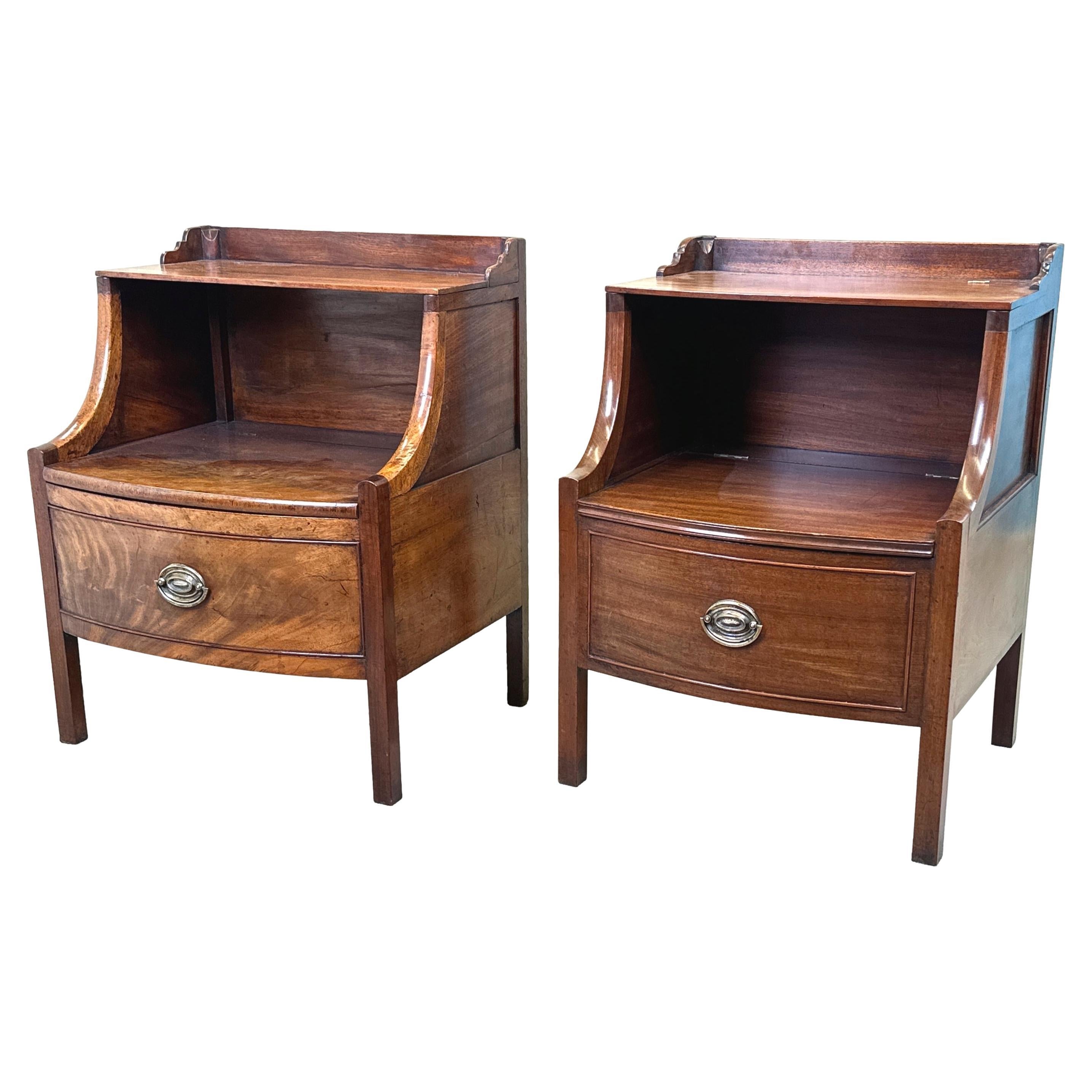 Mahogany Washstand Bedside Table at 1stDibs