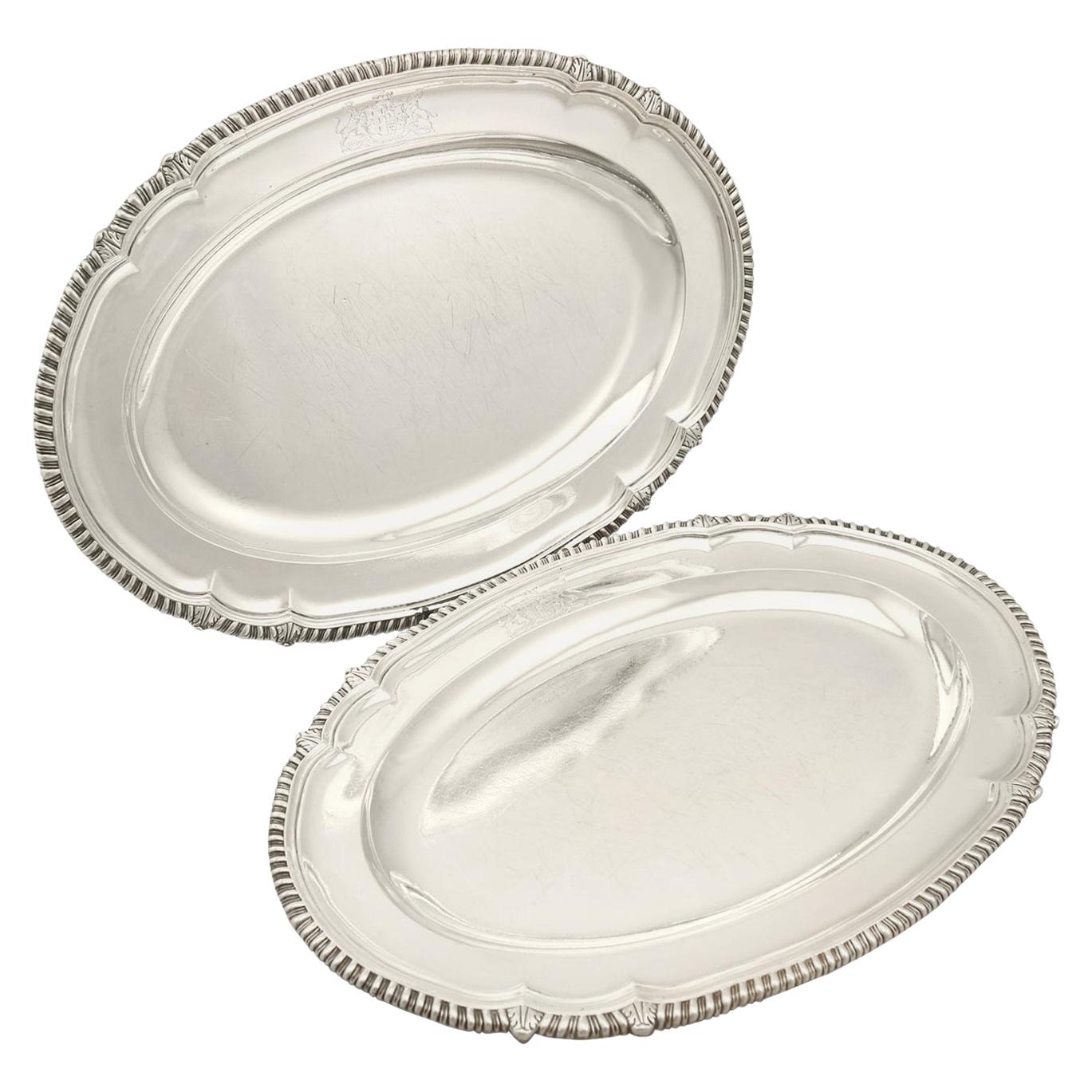 Edwardian Sterling Silver Meat Dome and Platter at 1stDibs