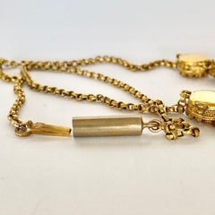 Georgian Paste and Gold Filled Necklace