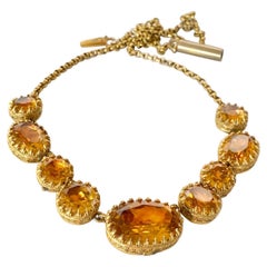 Collier rempli de pâte et d'or de style géorgien