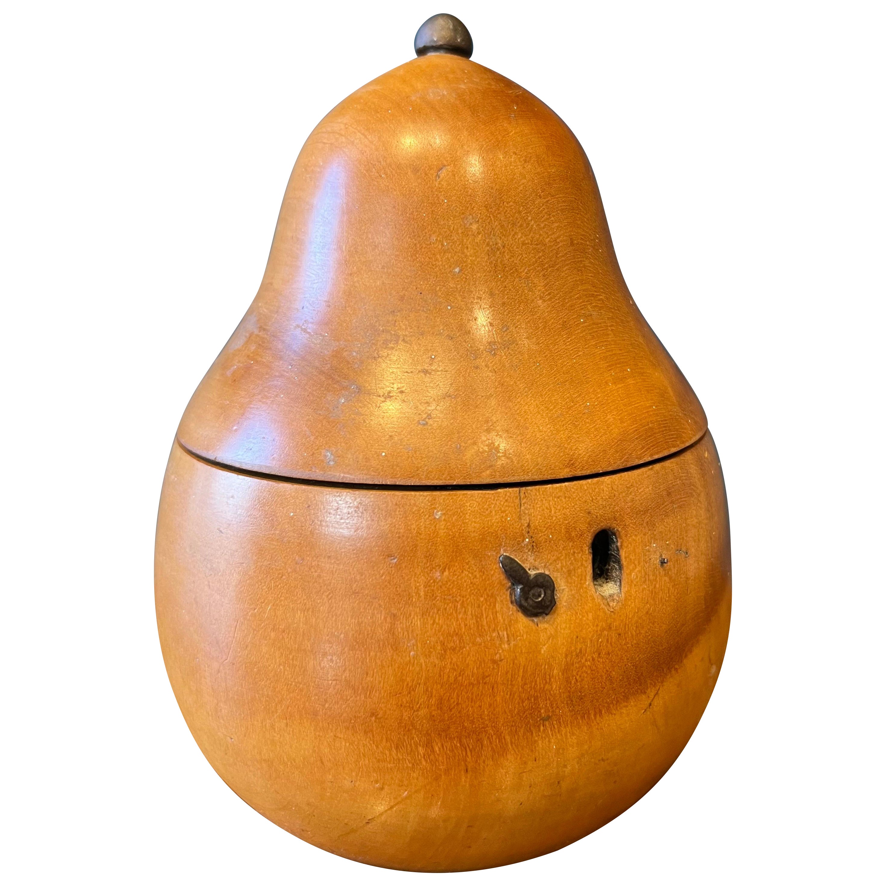 Georgian Pear Shaped Tea Caddy