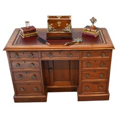 Georgian Pedestal Desk Mahogany Knee Hole Writing Table 1820