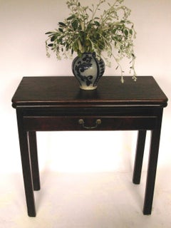 Georgian Pembroke Table, circa 1780, England, Country, Side Table, Tea Card Table