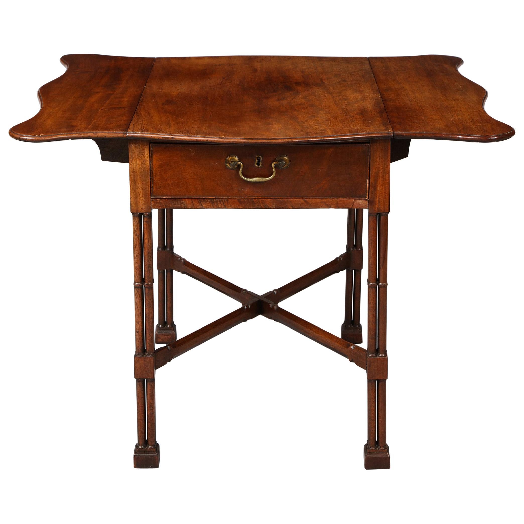 Georgian Pembroke Table in the Manner of Thomas Chippendale