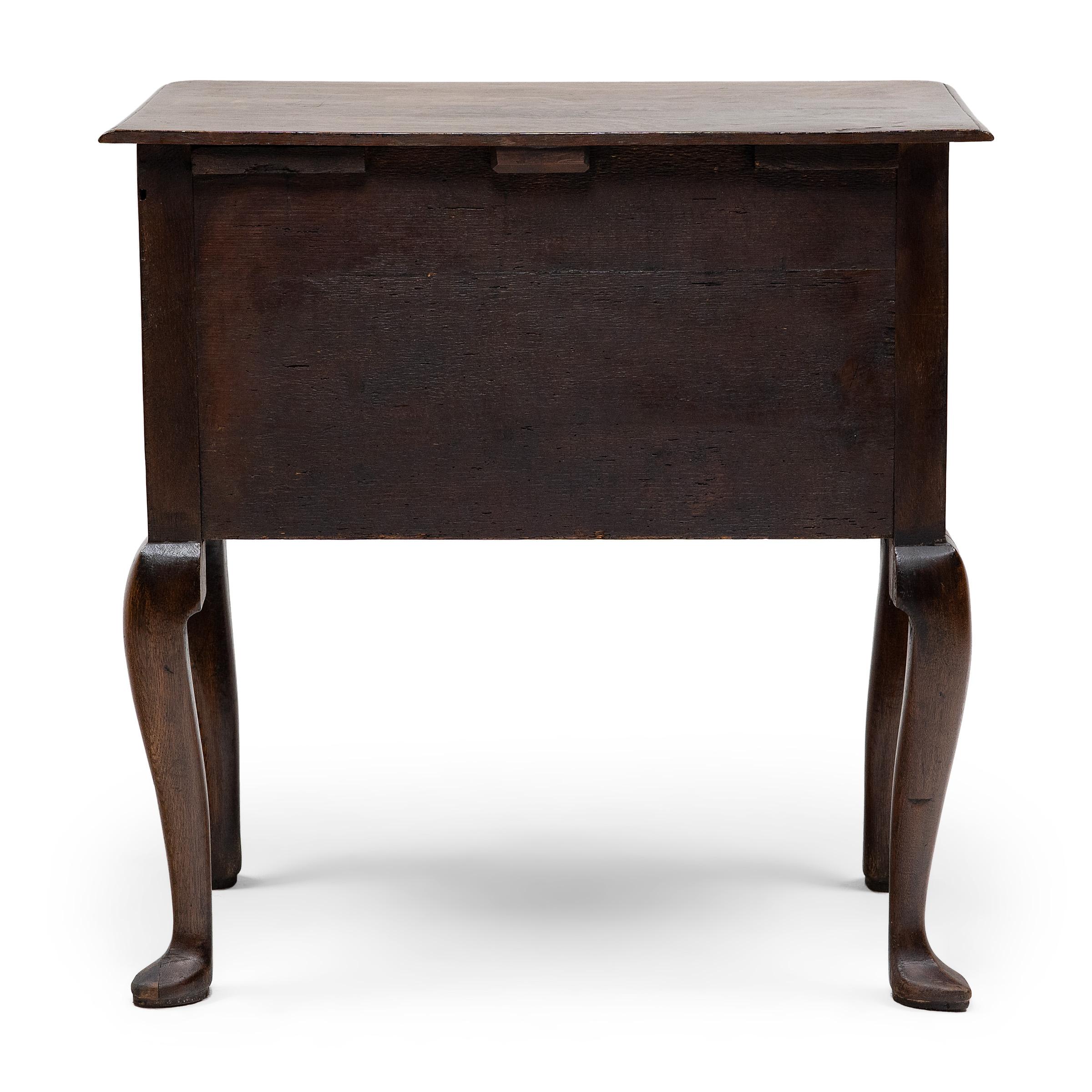 18th Century Georgian Period English Lowboy Side Table, c. 1750 For Sale