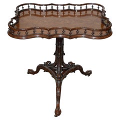 Georgian period Mahogany galleried table, circa 1780