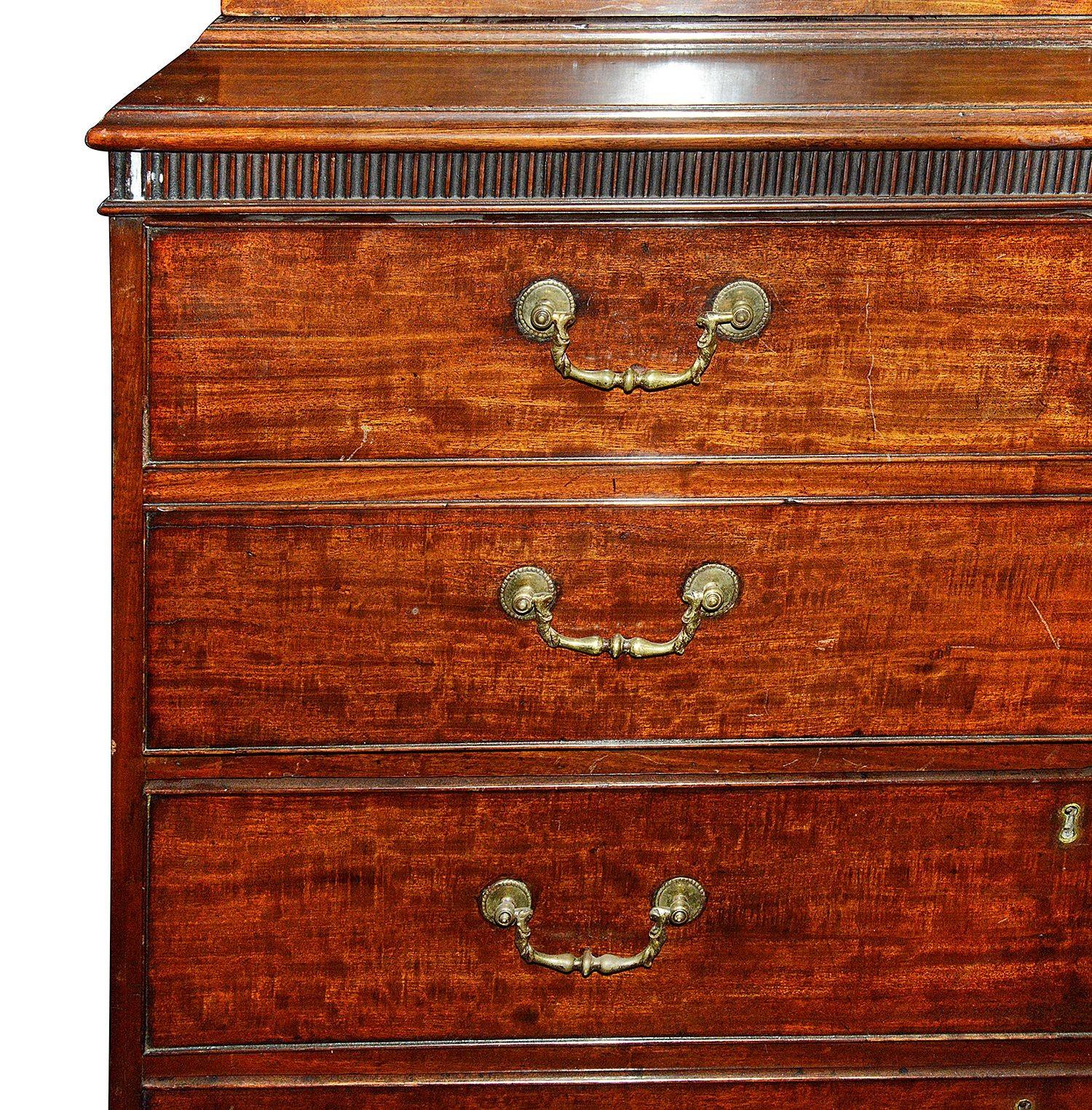 Acajou Bibliothèque à secret en acajou d'époque géorgienne, vers 1780 en vente