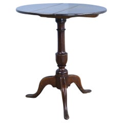 Georgian Period Oak Tripod Based Lamp Table