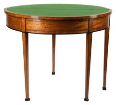 Table à cartes d'époque géorgienne en bois de citronnier, vers 1780.