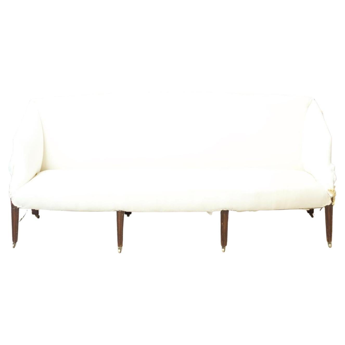 Georgian Period Sofa with Angled Sides