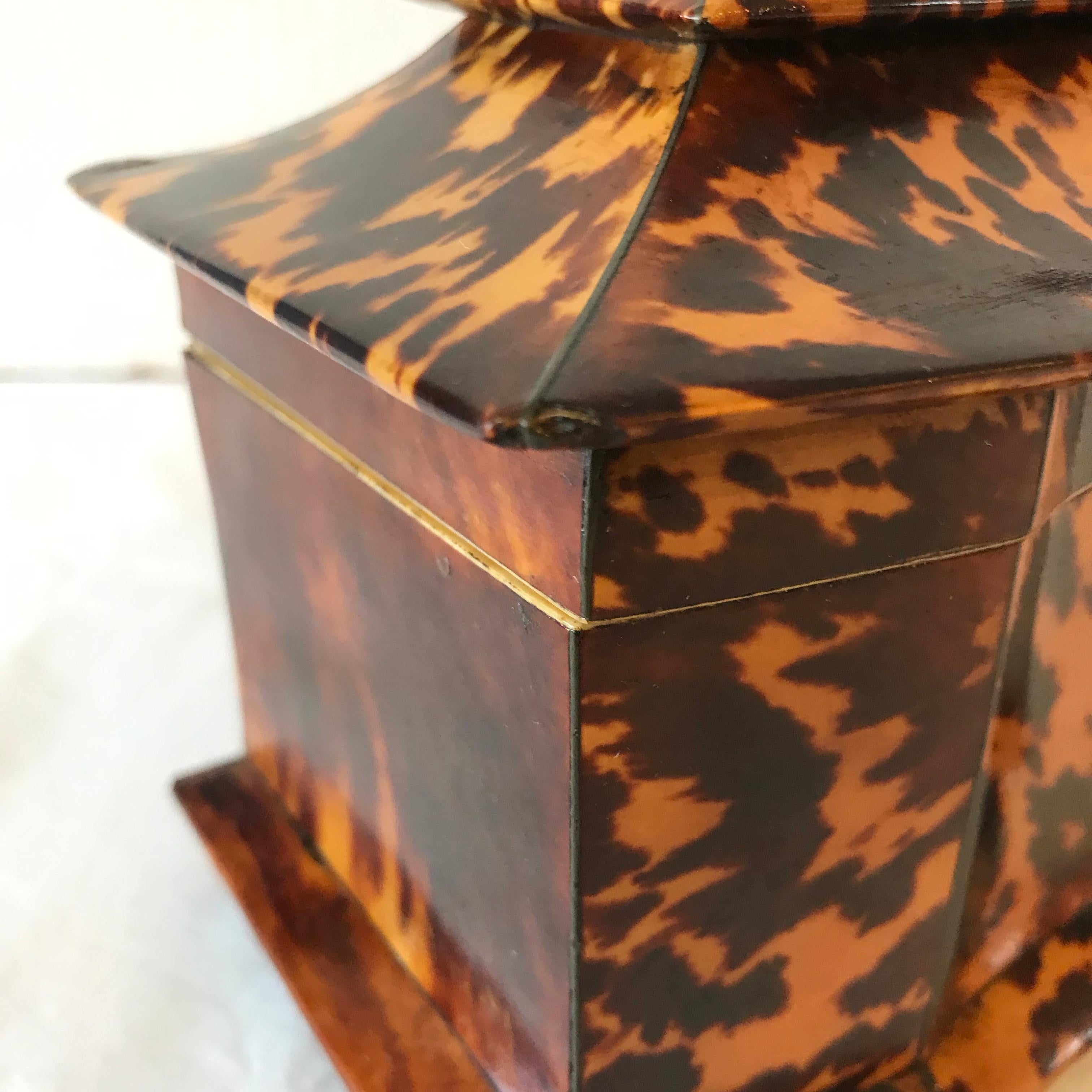 Georgian Period Tea Caddy with 