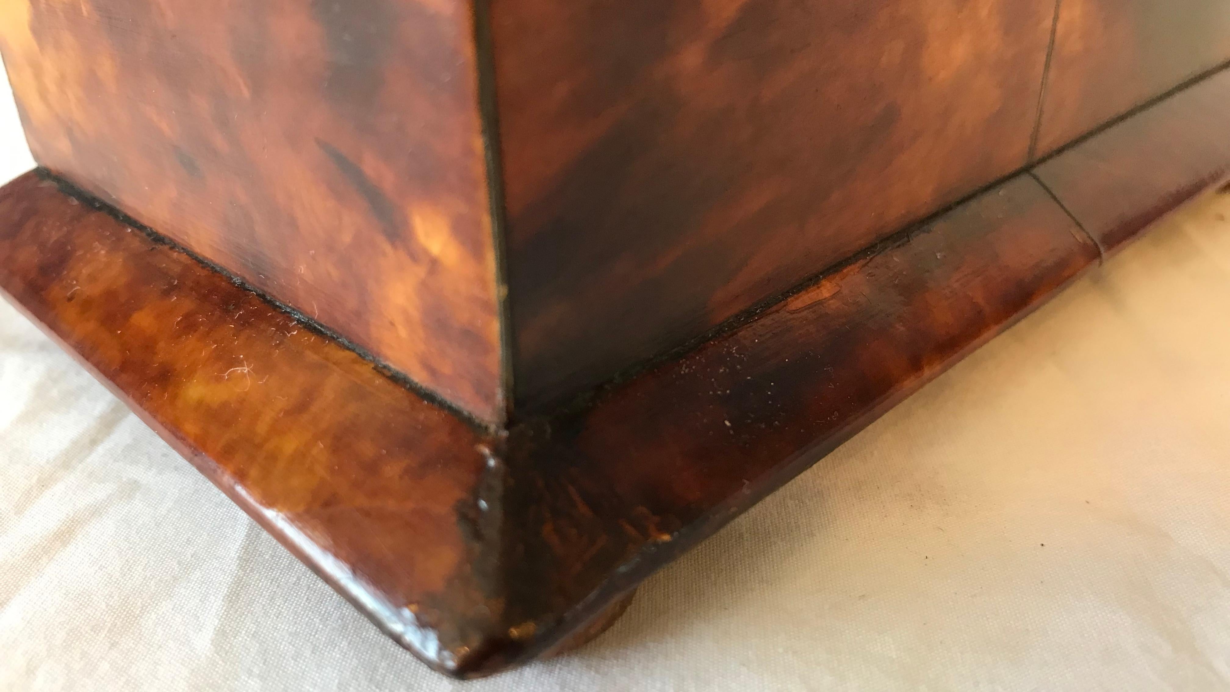 Georgian Period Tea Caddy with 