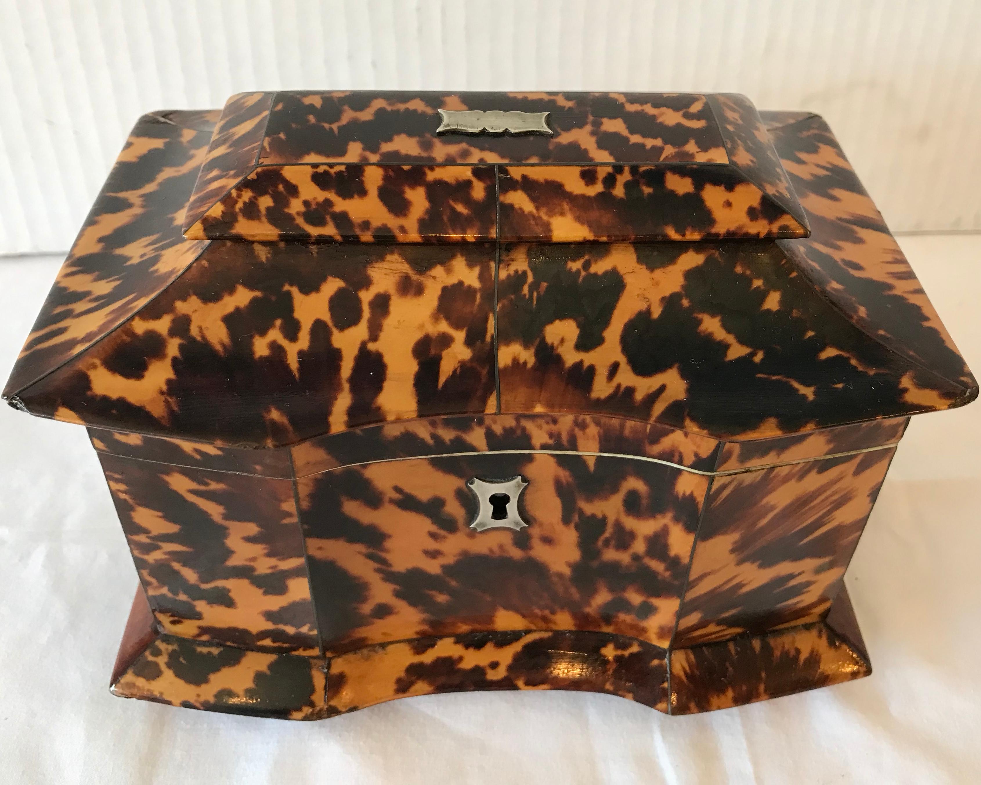 Georgian Period Tea Caddy with 