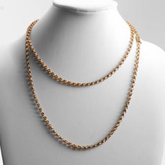 Rare Georgian Pinchbeck Chain English 41" English