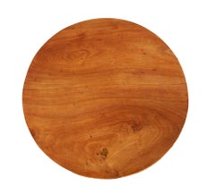 Mesa de té georgiana de madera de ciruelo