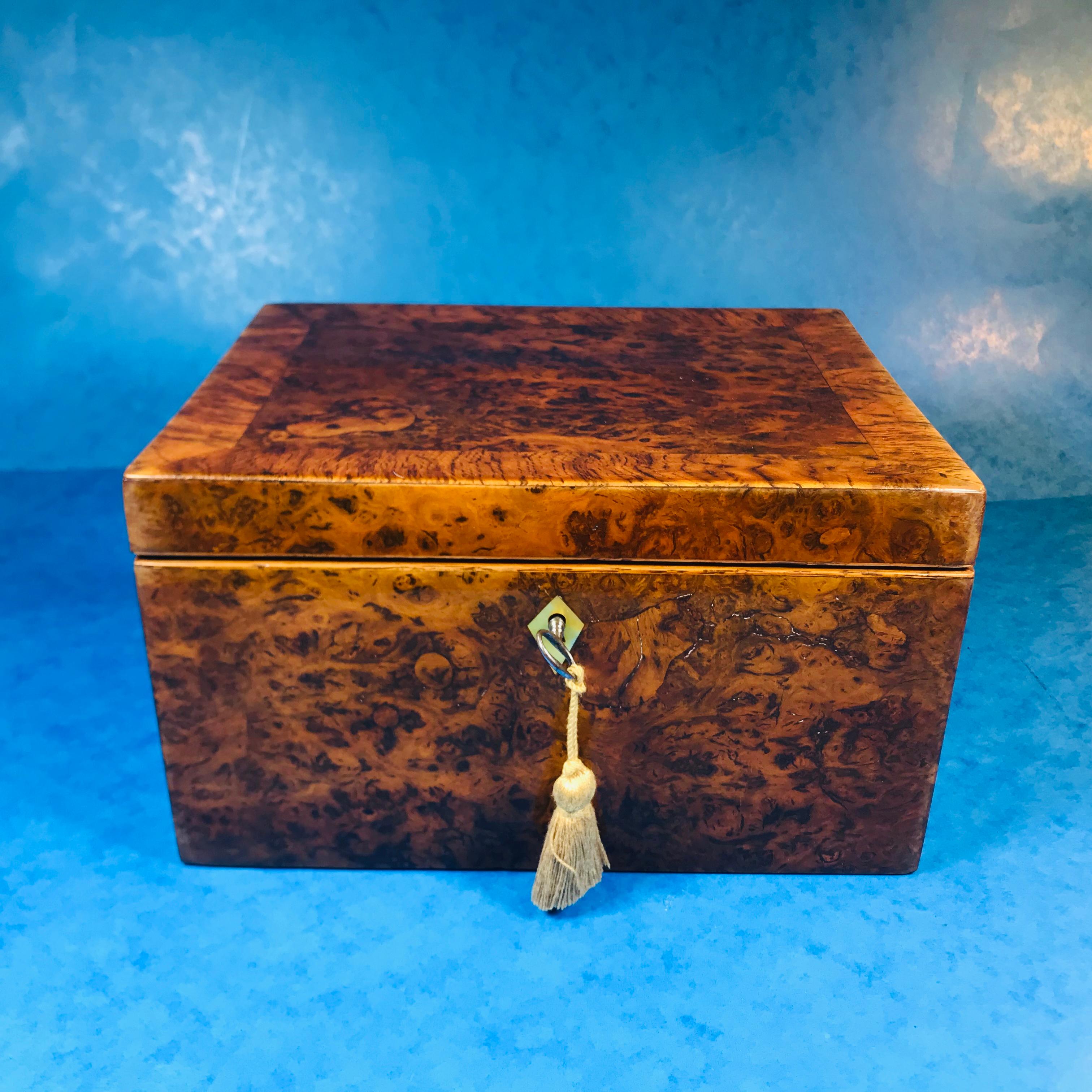 Other Georgian Pollard Oak Jewelry Box