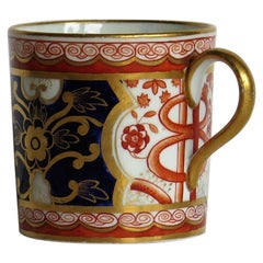 Georgian Porcelain Coffee Can by Spode Hand-Painted Dollar Ptn 715, circa 1805
