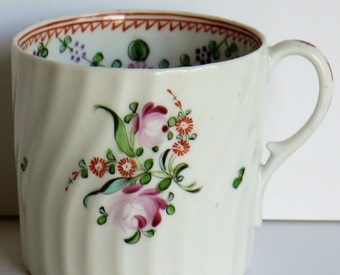 Georgian Porcelain Coffee Can Finely Hand Painted by Grainger English circa 1800 4