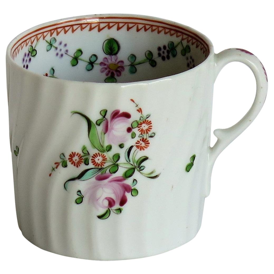 Georgian Porcelain Coffee Can Finely Hand Painted by Grainger English circa 1800