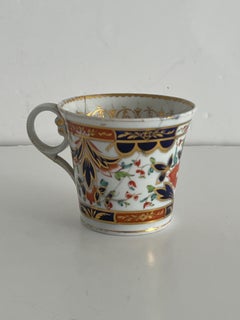 Georgianische Porzellantasse von Chamberlains Worcester, Form „Baden“, um 1815