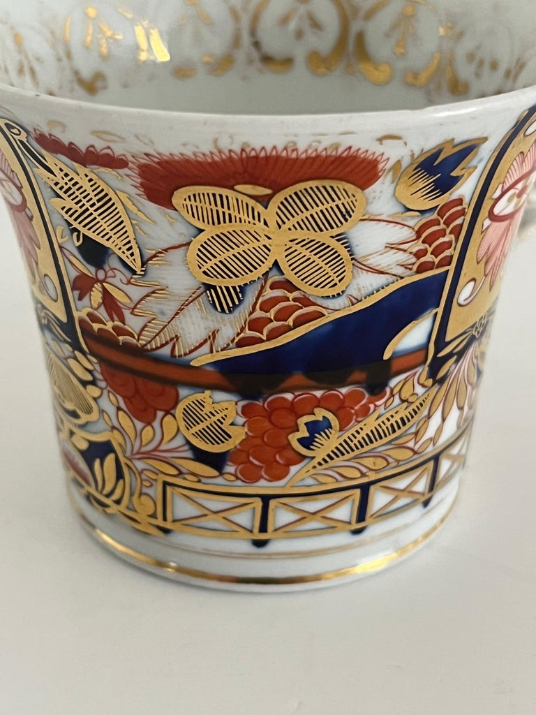 CHAMBERLAINE WORCESTER Cup&Saucer(1820年頃 Georgian Porcelain Cup by Chamberlains Worcester in Nelson pattern