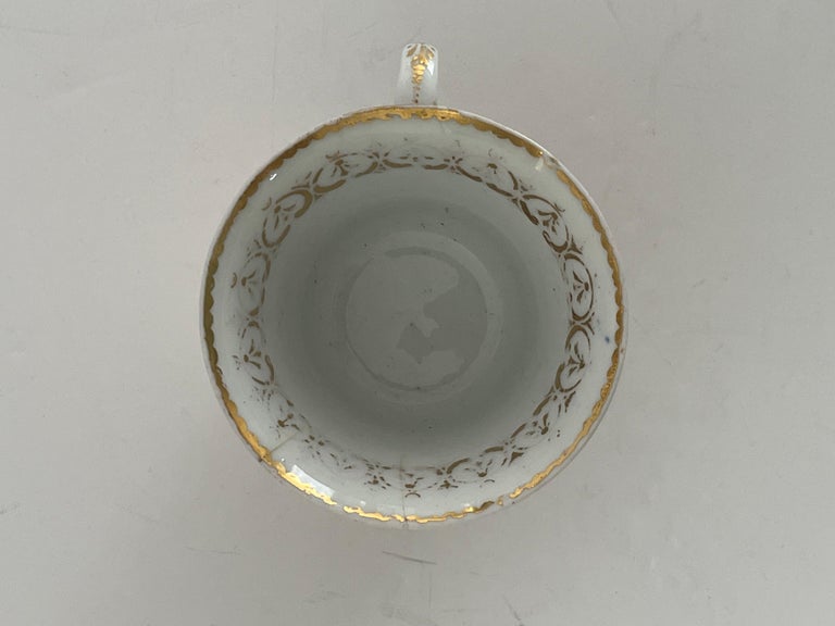 Georgian Porcelain Cup by Chamberlains Worcester in Nelson pattern