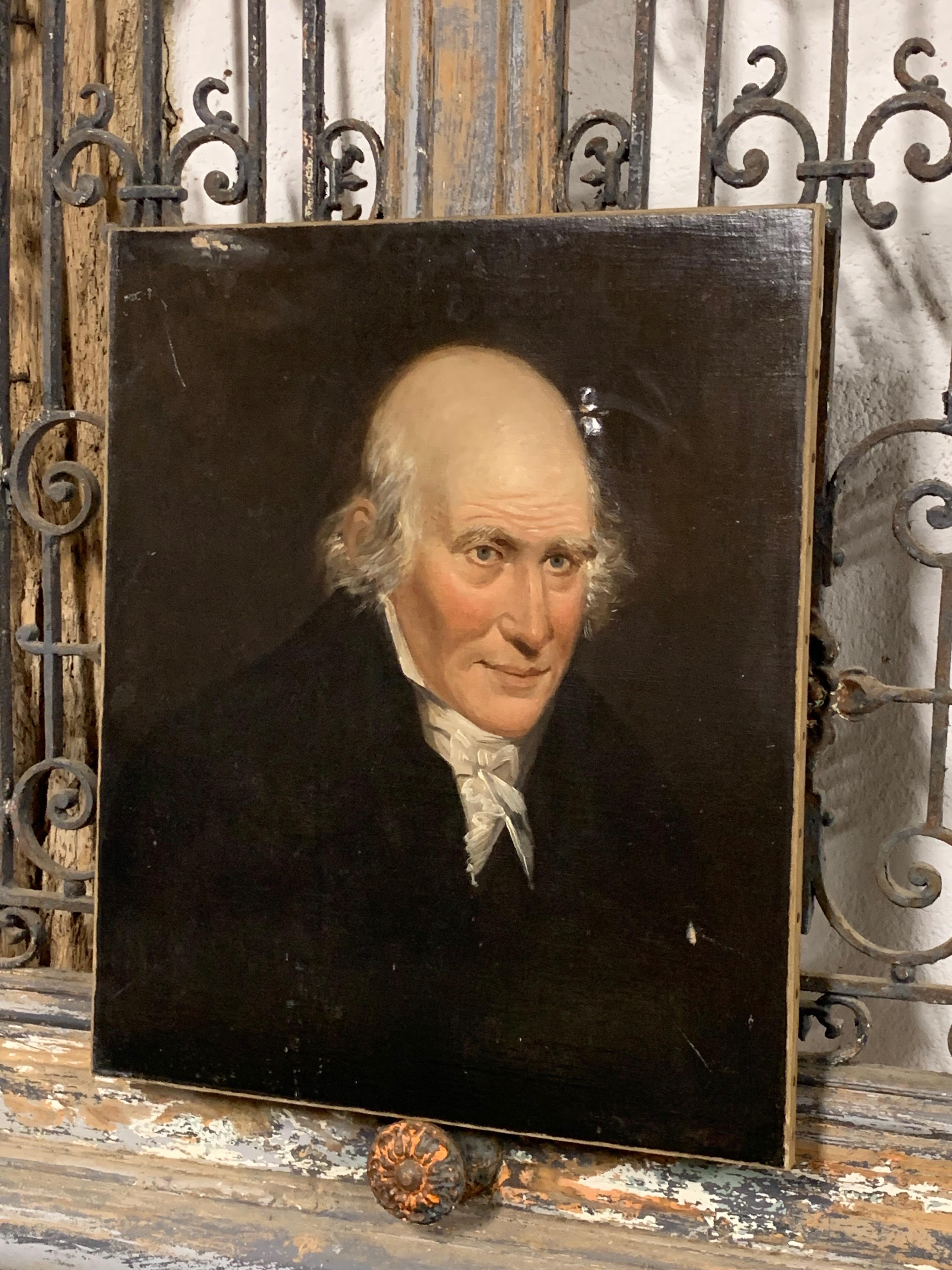 Britannique Portrait géorgien d'un gentleman en vente