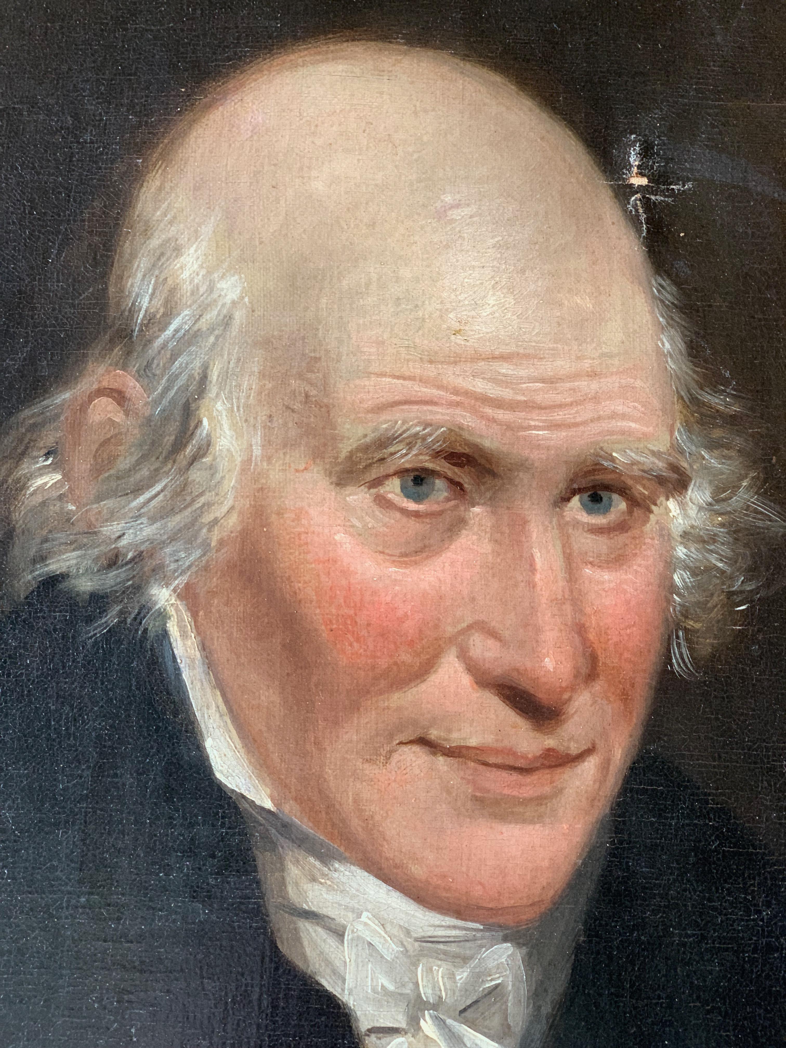 Portrait géorgien d'un gentleman Abîmé - En vente à Ongar, GB