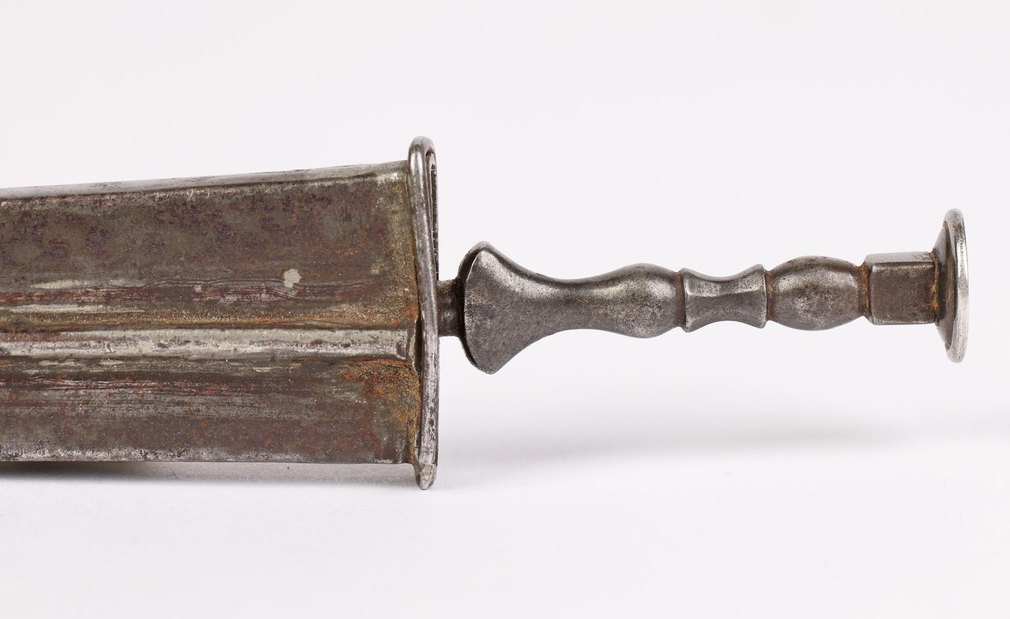 Georgian Rare Steel Cased Tuning Fork For Sale 3