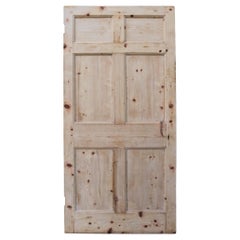 Antique Georgian Reclaimed Stripped Pine Door