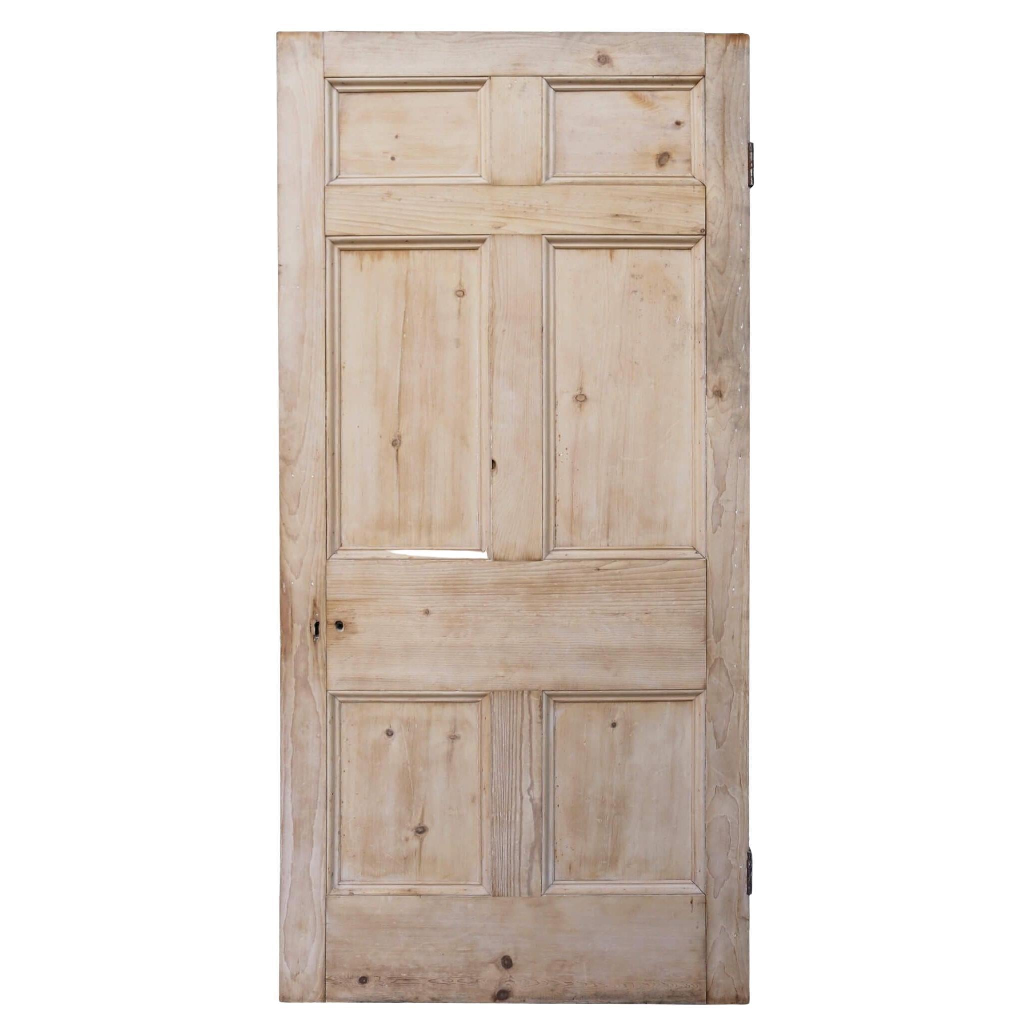 Georgian Reclaimed Stripped Pine Internal Door