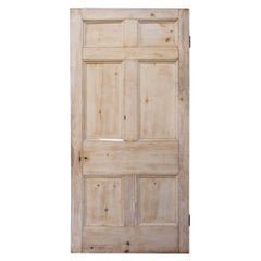 Antique Georgian Reclaimed Stripped Pine Internal Door